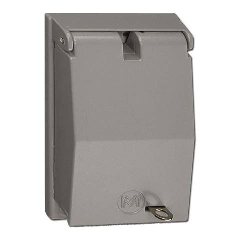 electrical enclosure with lockable door|lockable electrical outlet covers.